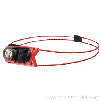 2023 New Super Mini Compact 39G Lightweight Rechargeable Headlamp Outdoor Running Camping Led Head Lamp For Children Adults Gift